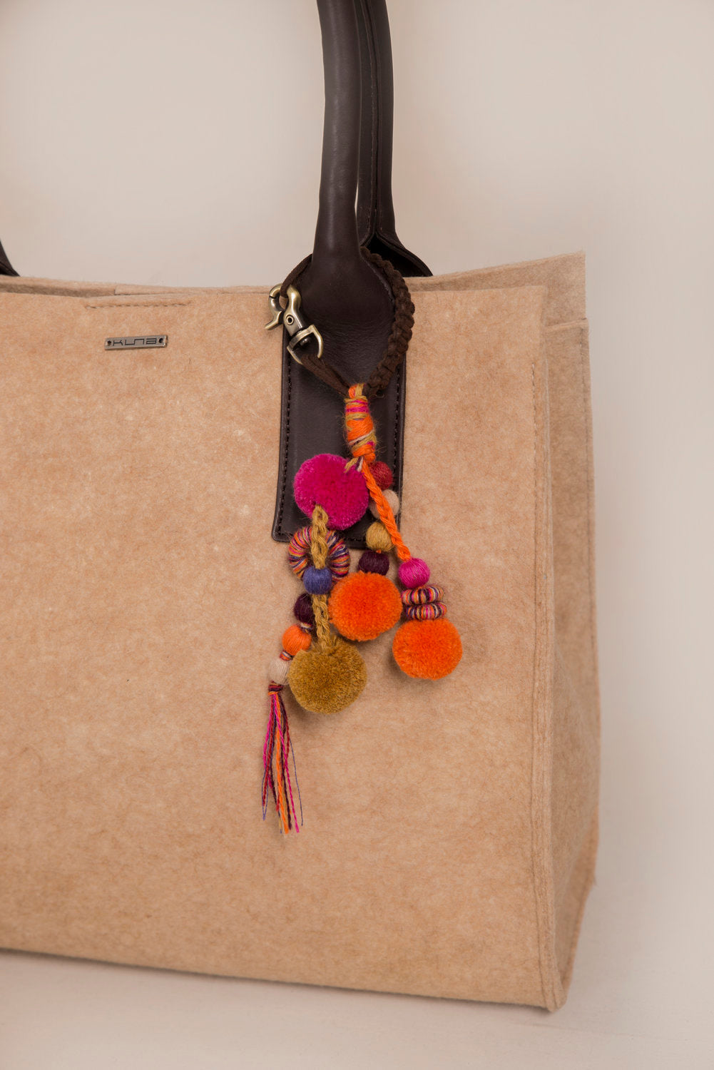 Cartera Ramona De Alpaca & Lana Color Beige