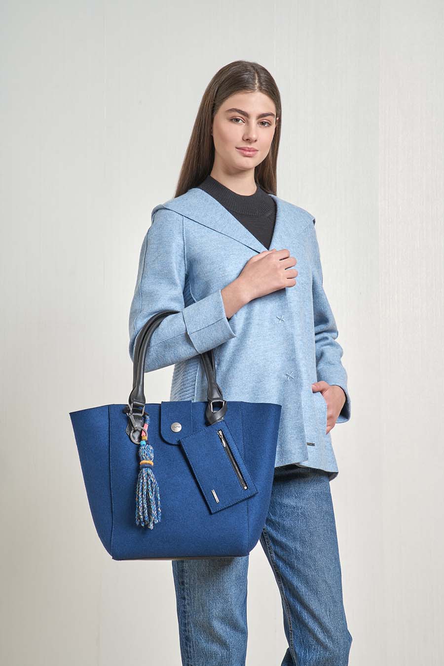 Cartera Randy De Alpaca & Lana Color Storm