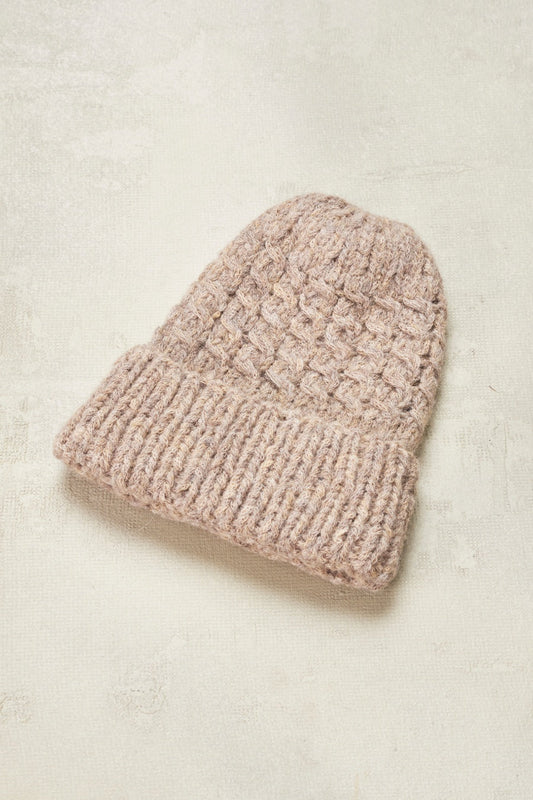 Gorro Huascarán 5 De Alpaca Color Beige