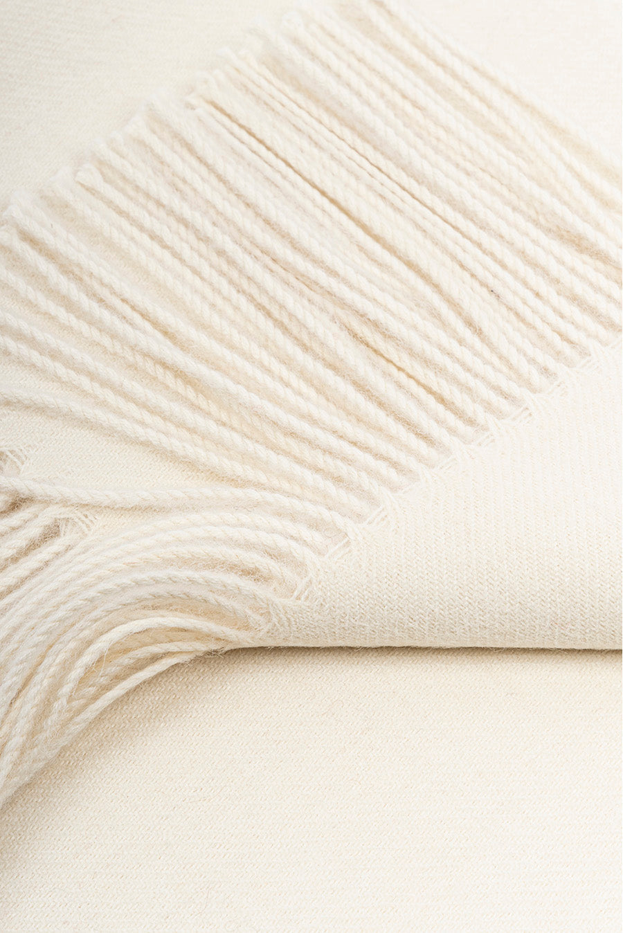 Manta Jet De Baby Alpaca Color Ecru