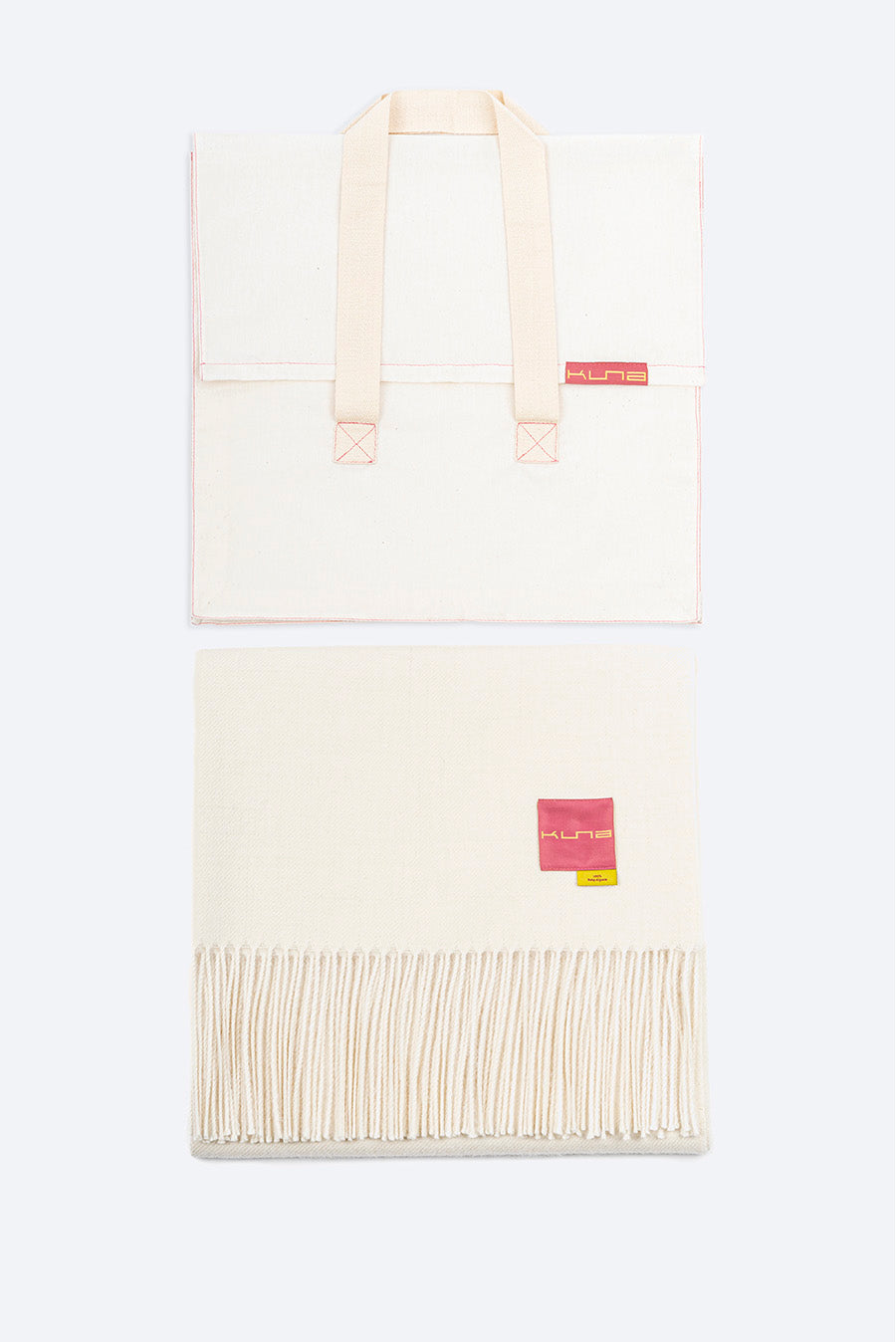 Manta Jet De Baby Alpaca Color Ecru