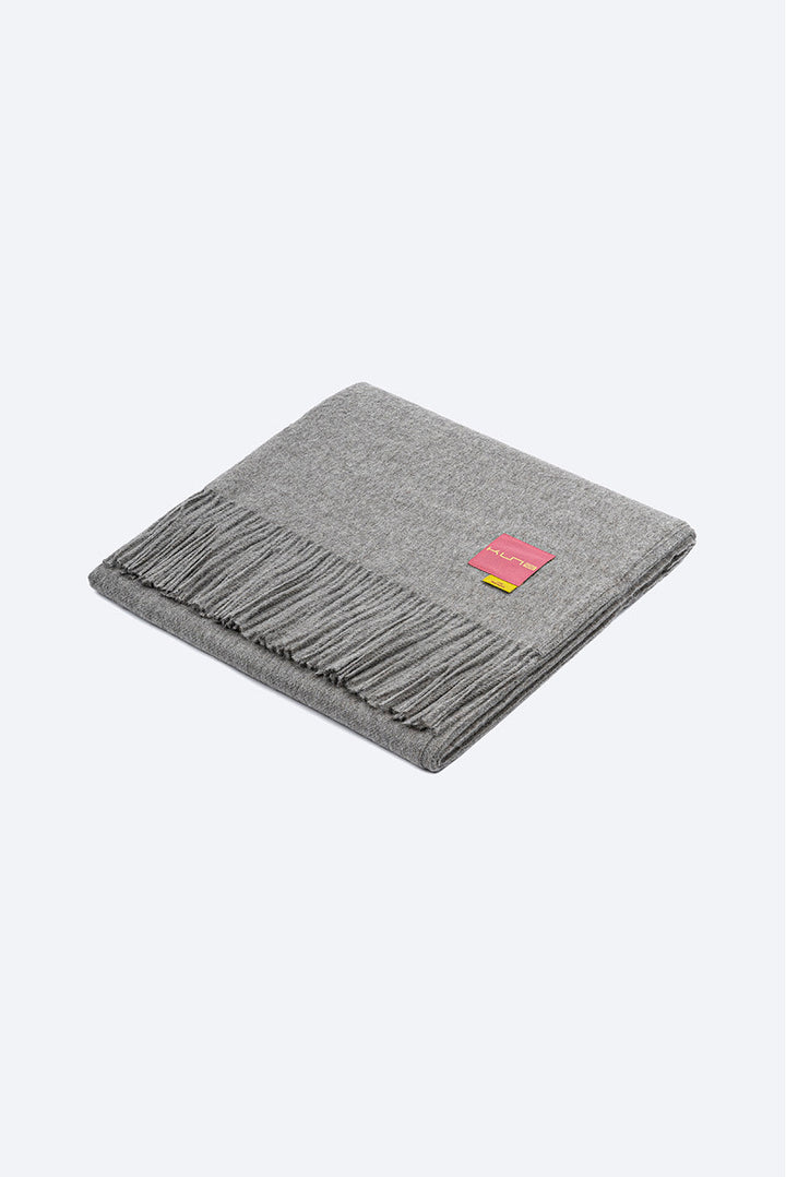 Manta Jet De Baby Alpaca Color Gris