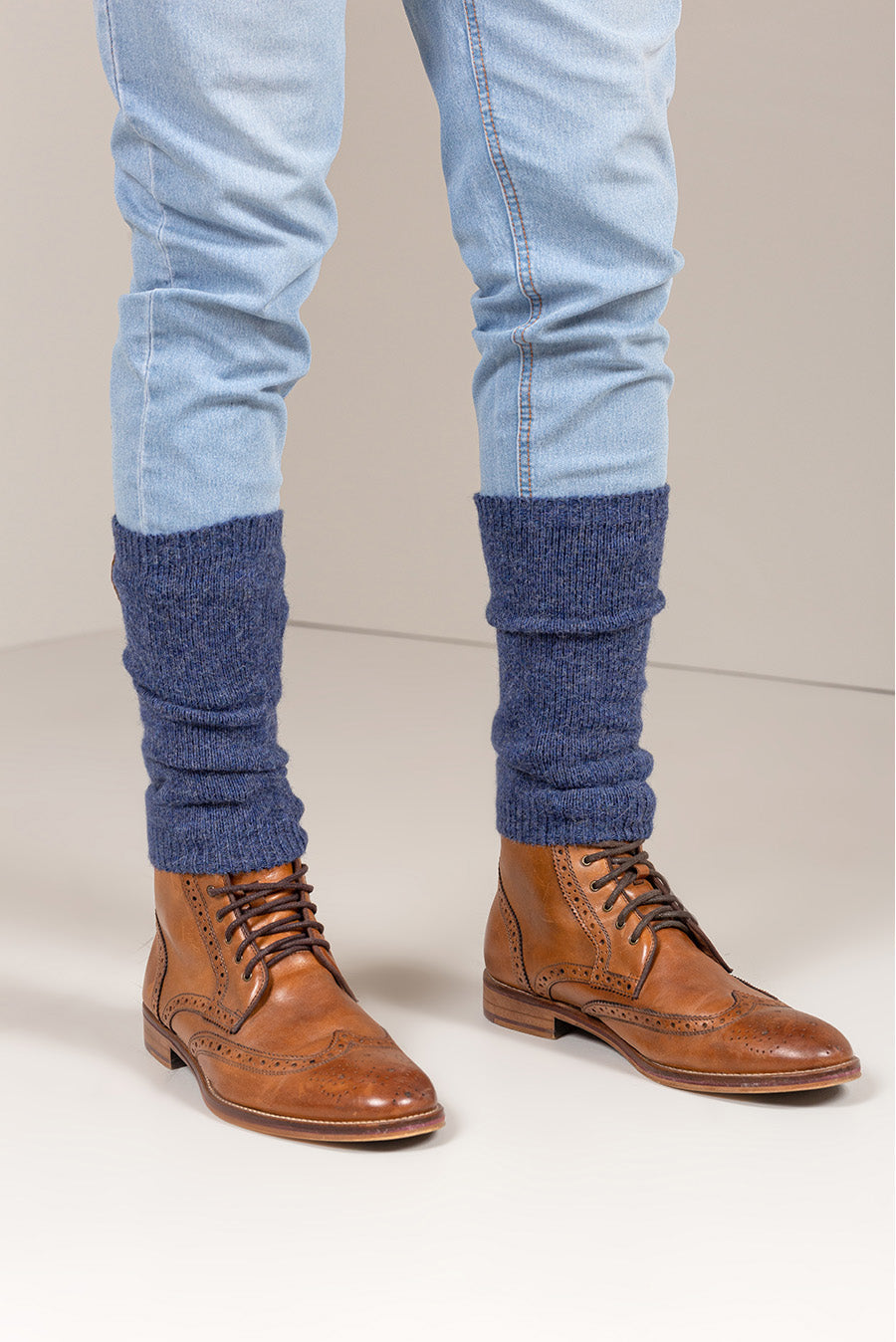 CALENTADORES UNDONE DE BABY ALPACA COLOR STORM