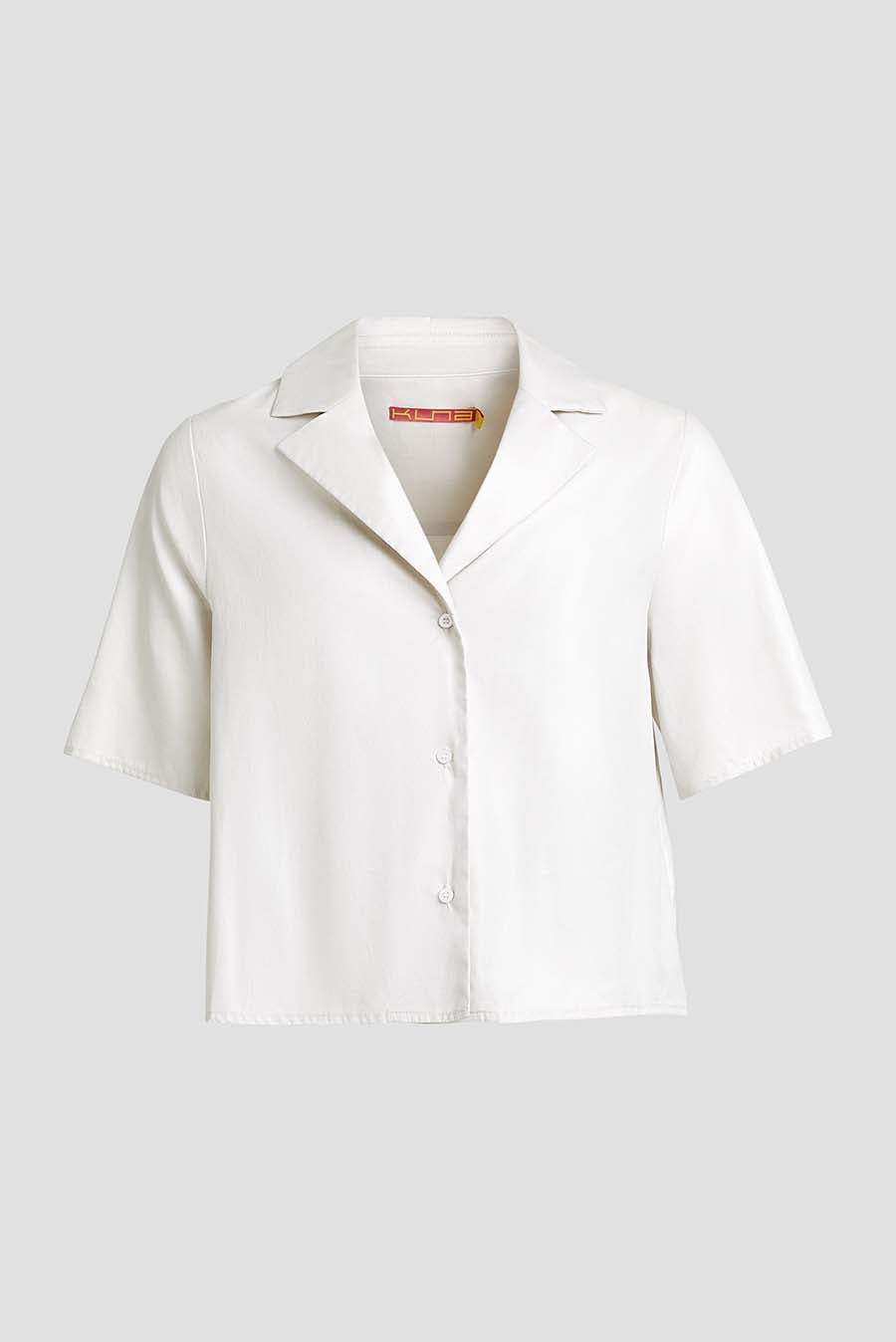 Blusa Wooga De Algodón Color Ecru