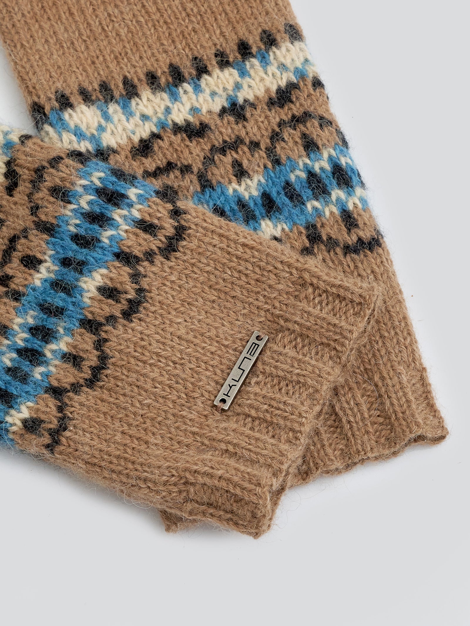 Guantes Yoke Gloves De Baby Alpaca Color Camel