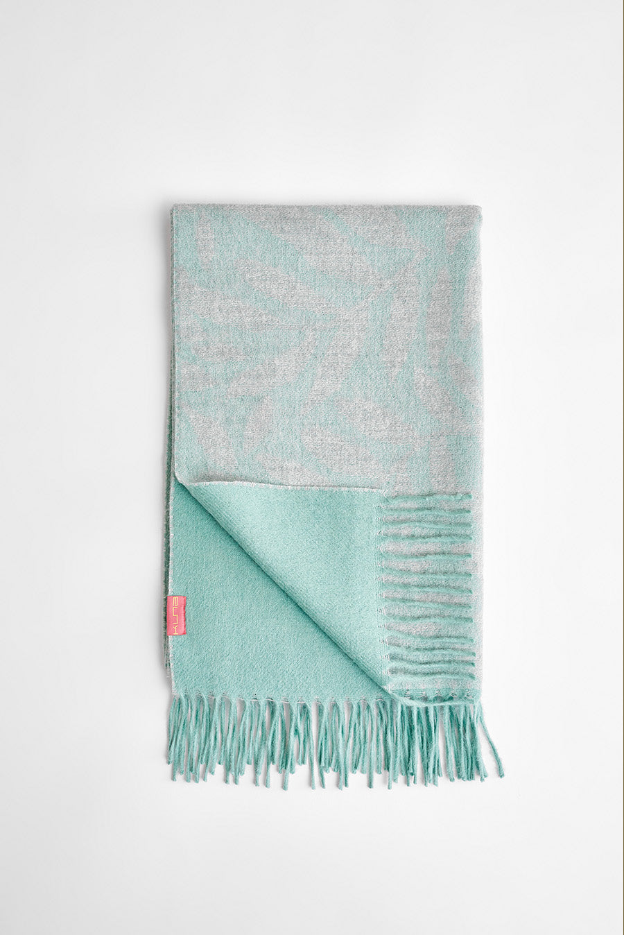 Estola Weinko De Baby Alpaca Color Verde Agua