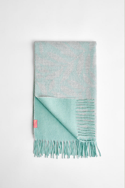 Weinko Baby Alpaca Stole Water Green Color