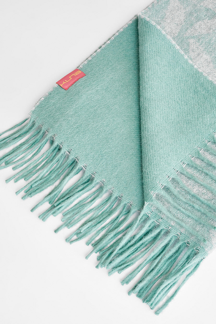 Estola Weinko De Baby Alpaca Color Verde Agua