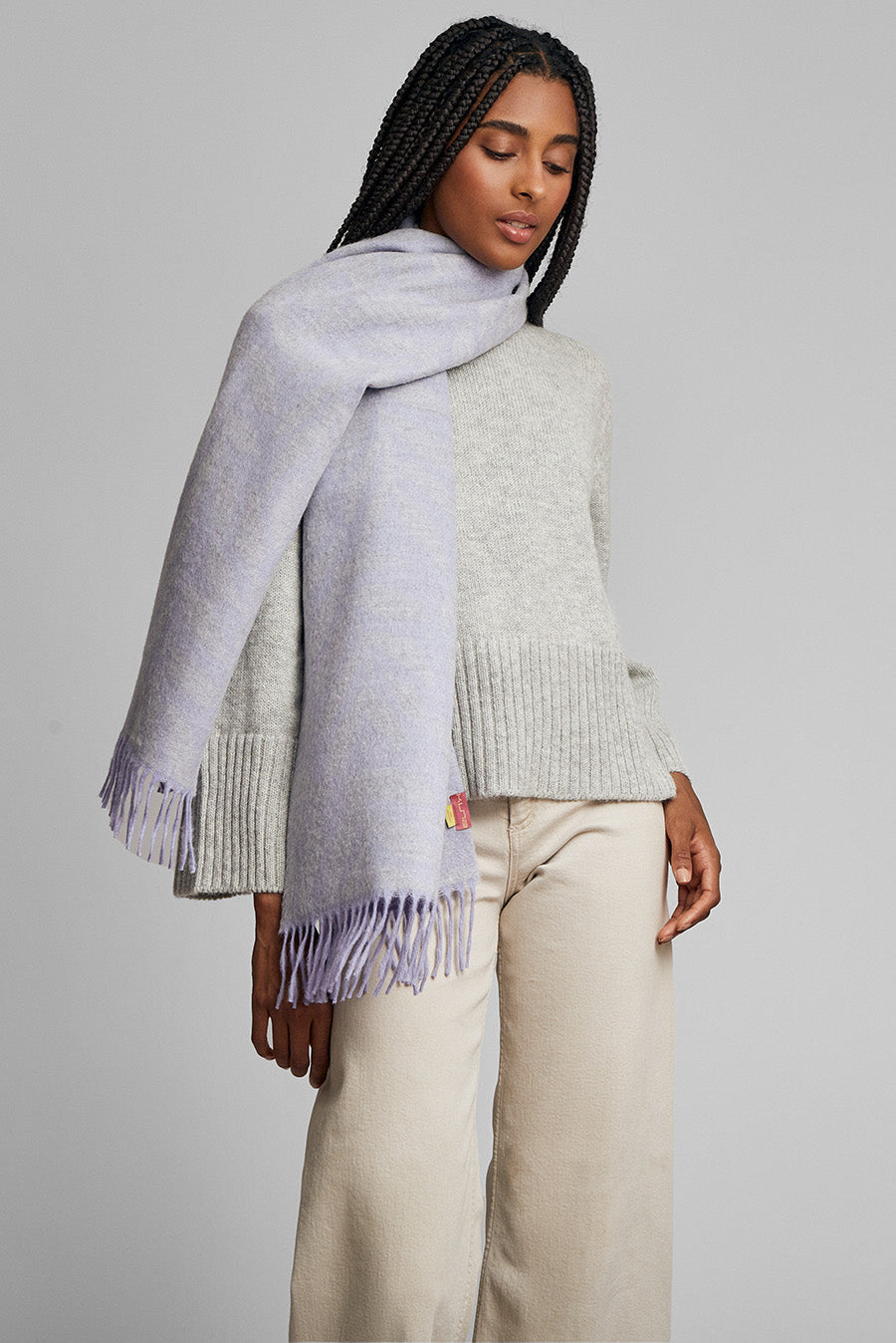 Estola Weinko De Baby Alpaca Color Lila